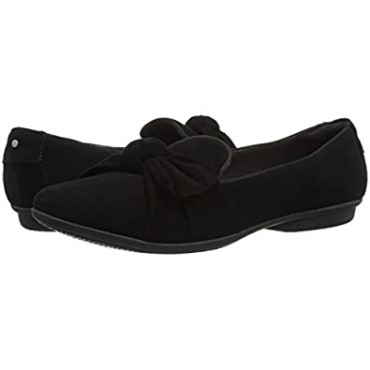 Mocasines Mujer Graceljonas Flat Negro Ante Clarks