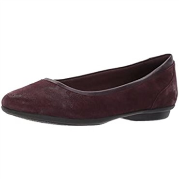 Berenjena Plana Clarks Gracelmara De Mujer