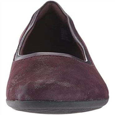 Berenjena Plana Clarks Gracelmara De Mujer