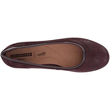Berenjena Plana Clarks Gracelmara De Mujer