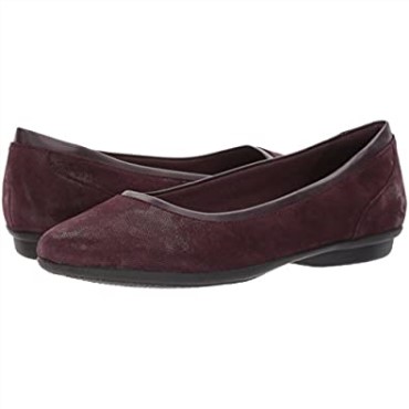 Berenjena Plana Clarks Gracelmara De Mujer