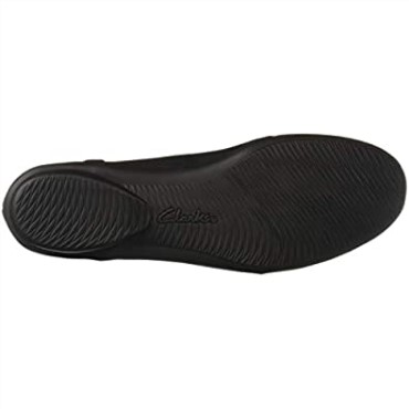 Mocasines Mujer Gracelmaze Flat Clarks Cuero Negro