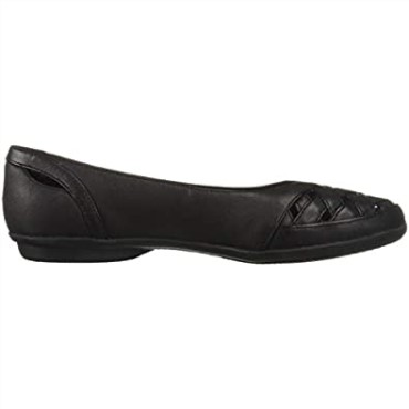 Mocasines Mujer Gracelmaze Flat Clarks Cuero Negro