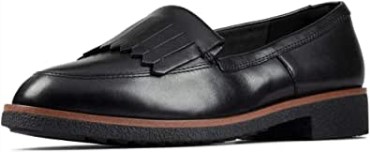 Mocasines Mujer Griff Kilt Clarks Negro