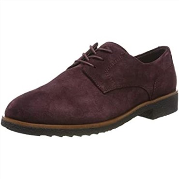 Derby De Mujer Grip Lane Clarks De Ante Burdeos