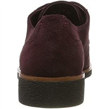 Derby De Mujer Grip Lane Clarks De Ante Burdeos