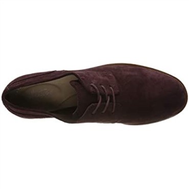 Derby De Mujer Grip Lane Clarks De Ante Burdeos