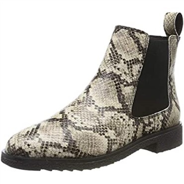 Botas Chelsea Griff Plaza Mujer Gris Taupe Serpiente Taupe Serpiente Clarks