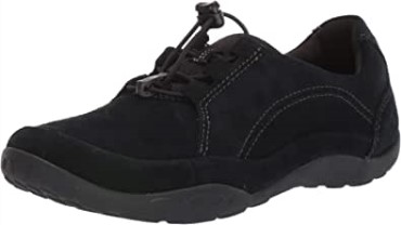 Zapatillas Mujer Haley Rhea Negro Ante Clarks