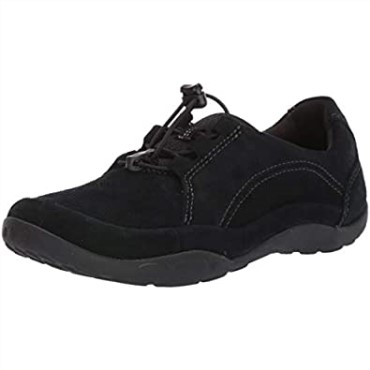 Zapatillas Mujer Haley Rhea Negro Ante Clarks