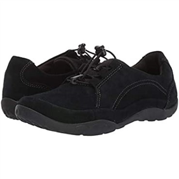Zapatillas Mujer Haley Rhea Negro Ante Clarks