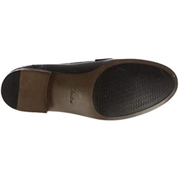 Mocasines Mujer Hamble Shine Negro Clarks