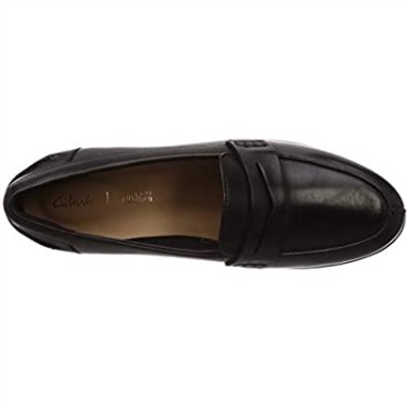 Mocasines Mujer Hamble Shine Negro Clarks