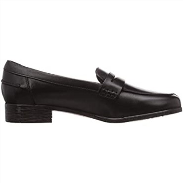 Mocasines Mujer Hamble Shine Negro Clarks