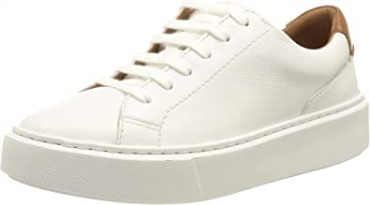 Zapatilla Mujer Clarks Hero Lite Lace Piel Blanca