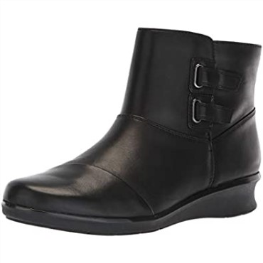 Bota De Moda Cody Esperanza Mujer Negro Cuero Clarks