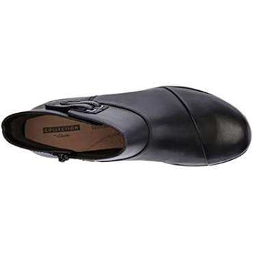 Bota De Moda Cody Esperanza Mujer Negro Cuero Clarks