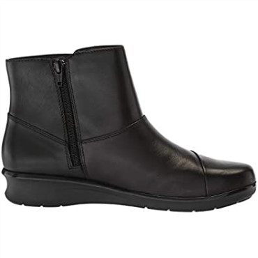 Bota De Moda Cody Esperanza Mujer Negro Cuero Clarks