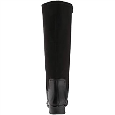 Bota Fashion Mujer Hope Play Negra Piel Textil Clarks