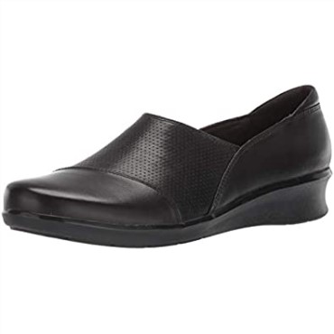 Mocasines Hope Porter Mujer Cuero Negro Clarks