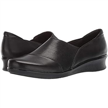 Mocasines Hope Porter Mujer Cuero Negro Clarks