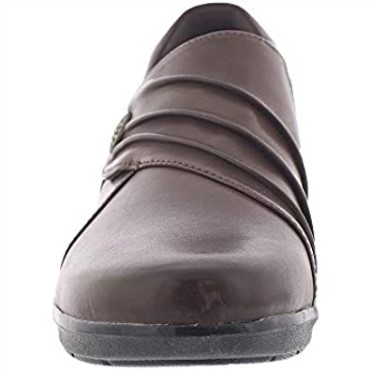 Mocasín Mujer Hope Roxanne Clarks Cuero Marrón