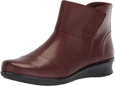 Botas De Moda Hope Track Para Mujer Caoba Ny Cuero Clarks
