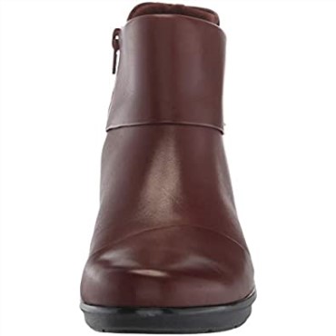 Botas De Moda Hope Track Para Mujer Caoba Ny Cuero Clarks