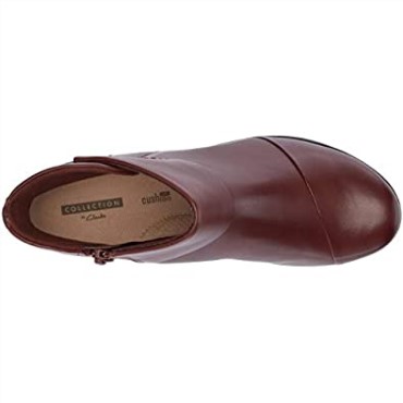 Botas De Moda Hope Track Para Mujer Caoba Ny Cuero Clarks