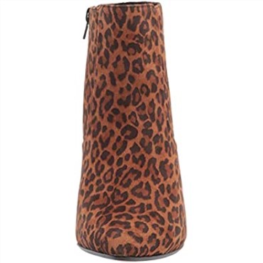 Botines Mujer Illeana Petal Clarks Ante Leopardo Tostado Oscuro