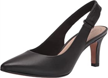 Zapato De Salon Mujer Illeana Poppy Clarks Piel Negra