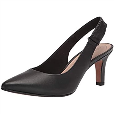 Zapato De Salon Mujer Illeana Poppy Clarks Piel Negra