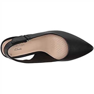 Zapato De Salon Mujer Illeana Poppy Clarks Piel Negra