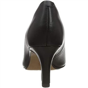 Zapato De Vestir Uniforme Mujer Illeana Tulip Clarks Cuero Negro