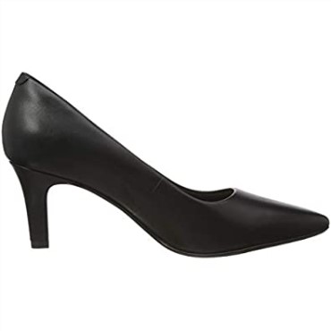 Zapato De Vestir Uniforme Mujer Illeana Tulip Clarks Cuero Negro