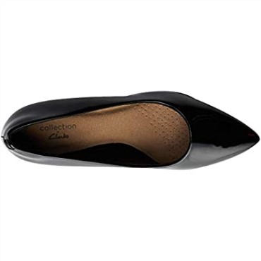 Zapato De Vestir Uniforme Illeana Tulip Mujer Clarks Negro Pat
