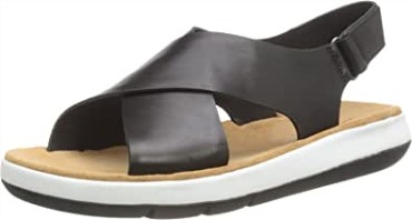 Sandalia Mujer Jemsa Cross Clarks Piel Negra