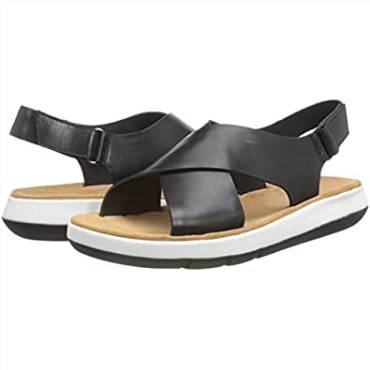 Sandalia Mujer Jemsa Cross Clarks Piel Negra