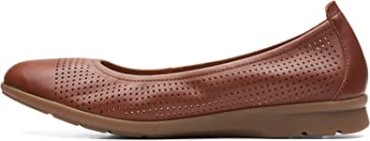 Bailarinas Jenette Easy Para Mujer Clarks Metalizado