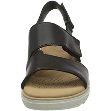 Sandalia Mujer Cuña Jillian Perla Clarks Negro