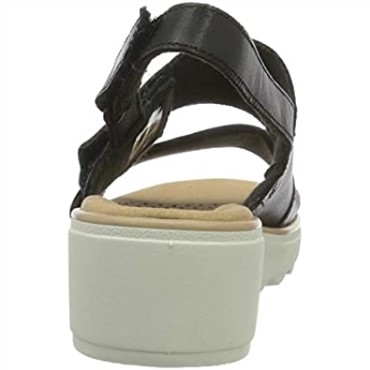 Sandalia Mujer Cuña Jillian Perla Clarks Negro