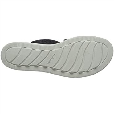Sandalia Con Cuña Jillian Rise Para Mujer Clarks Negra