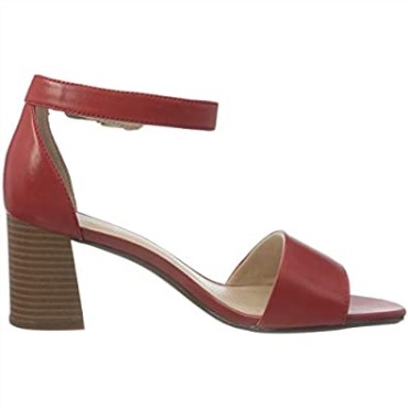 Zapatos De Salón De Mujer Jocelynne Cam Clarks Cuero Rojo