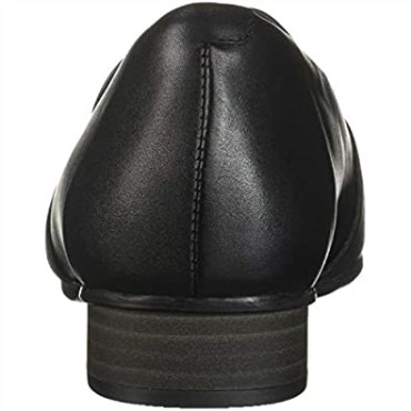 Mocasin Mujer Juliet Ariel Clarks Cuero Negro