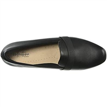 Mocasin Mujer Juliet Ariel Clarks Cuero Negro