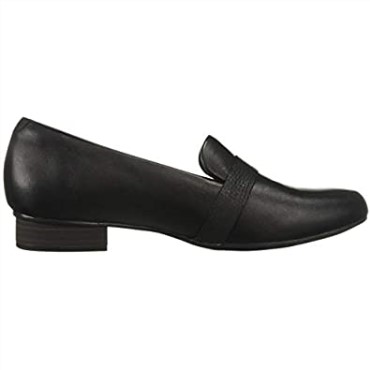Mocasin Mujer Juliet Ariel Clarks Cuero Negro