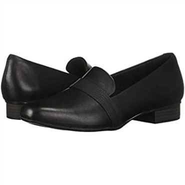 Mocasin Mujer Juliet Ariel Clarks Cuero Negro