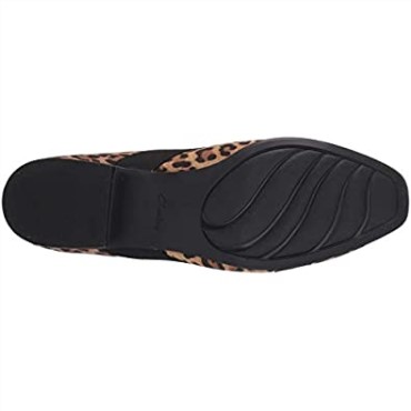 Mocasines Mujer Juliet Dahlia Clarks Tan Leopard Suede