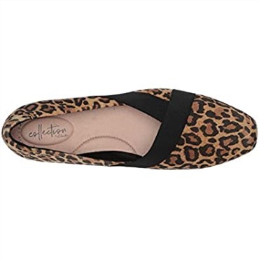 Mocasines Mujer Juliet Dahlia Clarks Tan Leopard Suede