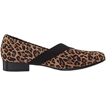 Mocasines Mujer Juliet Dahlia Clarks Tan Leopard Suede